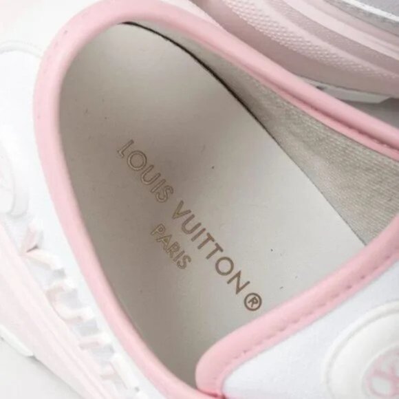 Louis Vuitton Canvas LV Squad Pink Sneakers - Picture 10 of 11